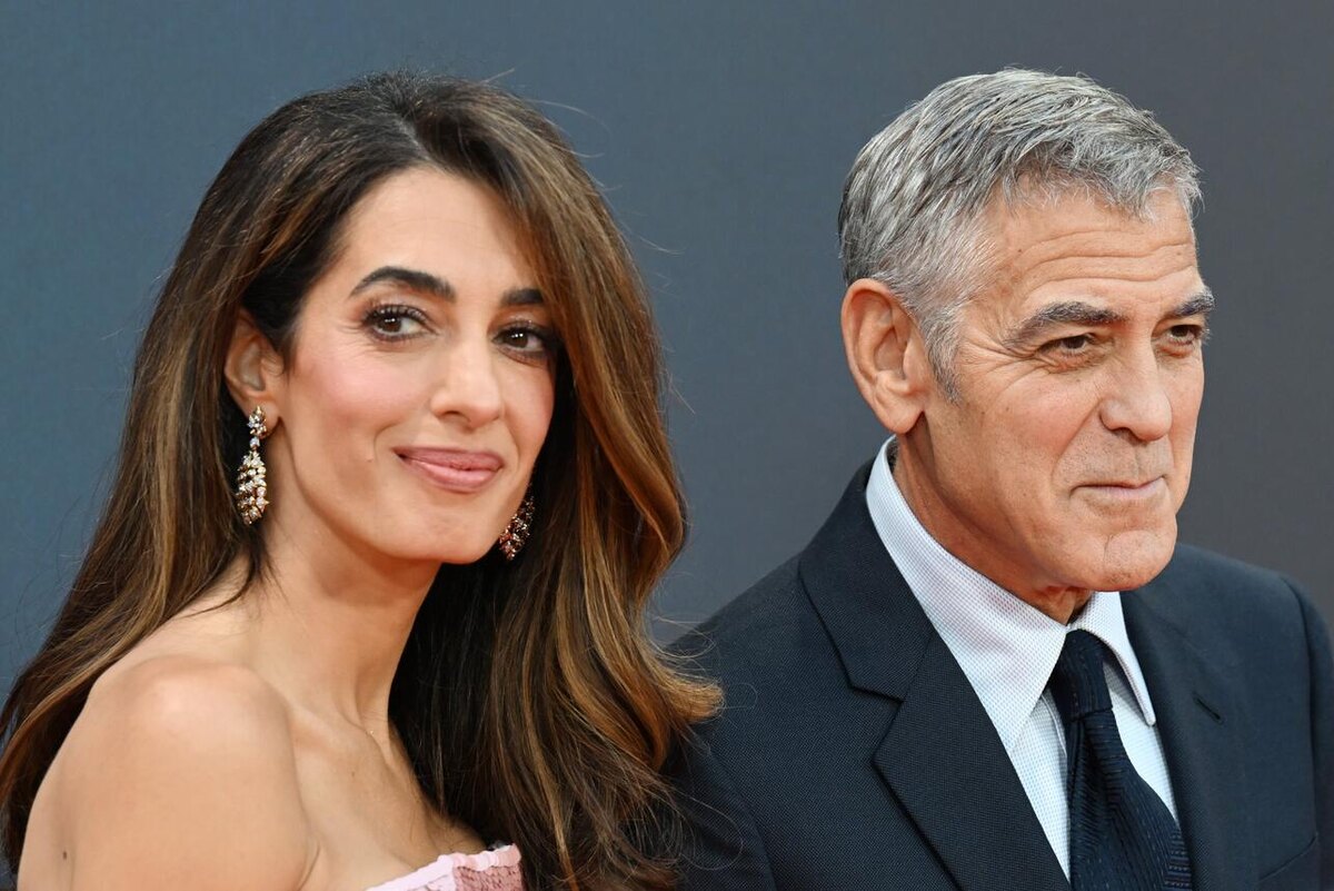    Джордж и Амаль Клуни на церемонии. © Cover Images/globallookpress.com