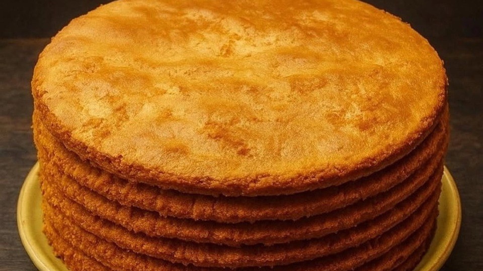 КОРЖИ НА СМЕТАНЕ ДЛЯ ТОРТА