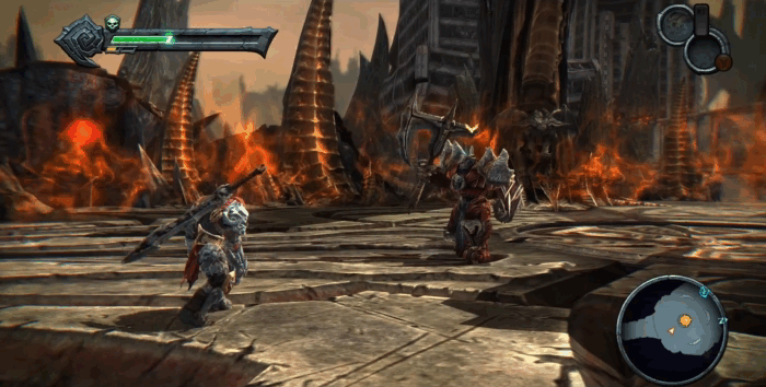 Gif картинка "Генерал демонов призывает преданную армию"