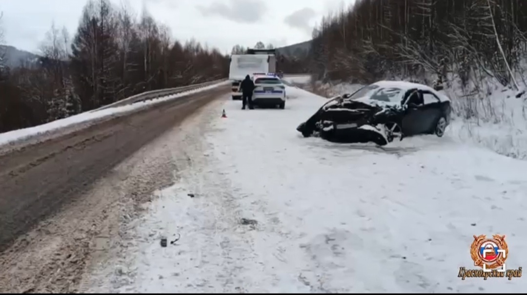    Скриншот из видео: t.me/gibdd124