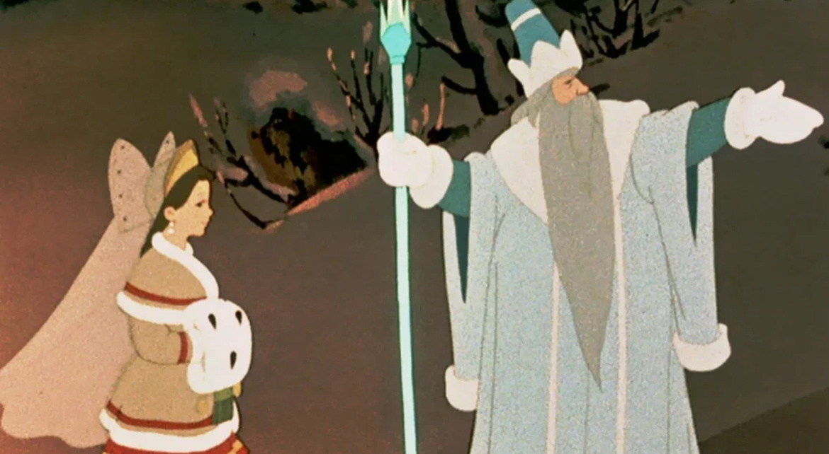 Кадр из мультфильма «Двенадцать месяцев» 