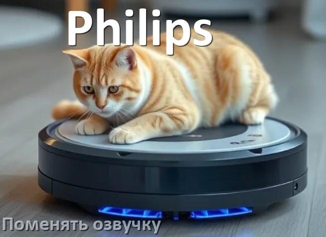 
Как поменять голос робота пылесоса Philips установить озвучку через телефон iPhone и Android