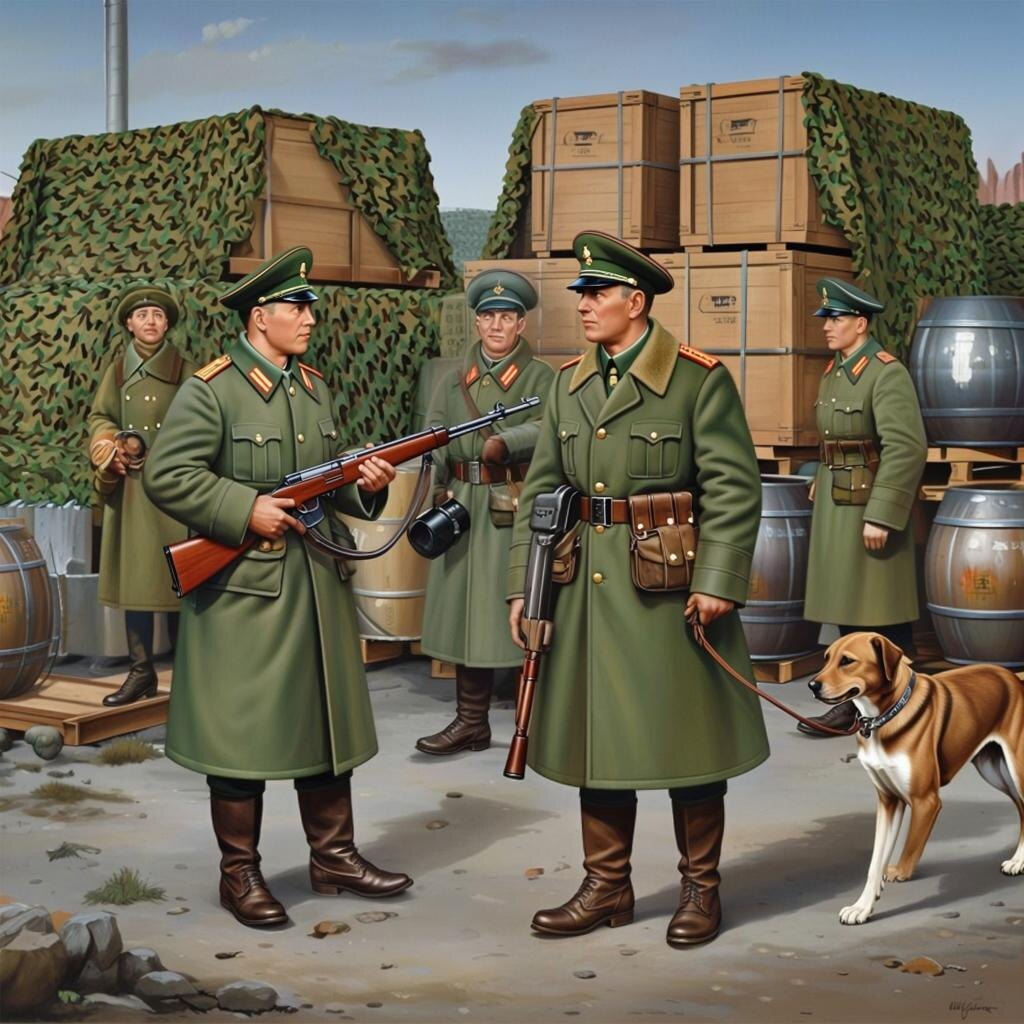 Картинка. Она не имеет н какого отношения к СА или РА, просто как изобрадение охраны склада. 