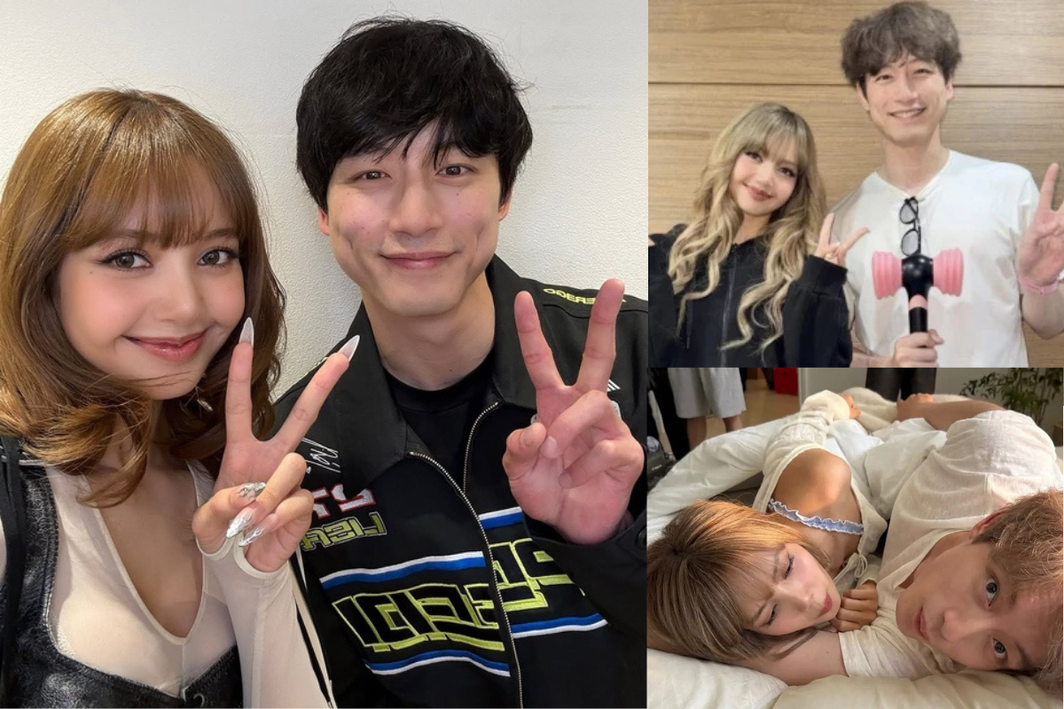 Сакагути Кэнтаро и Лиса из BLACKPINK