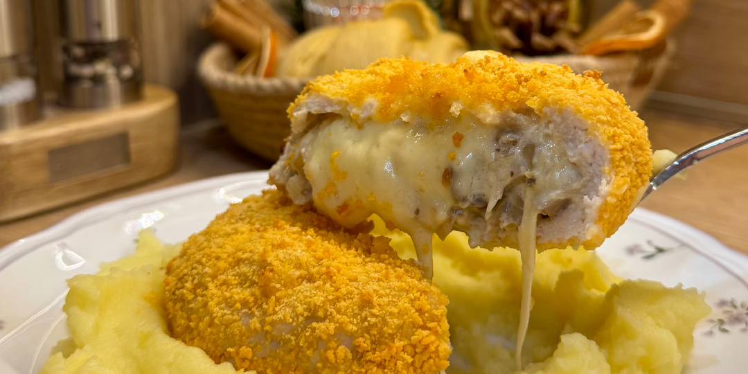 Грибные бомбочки — хрустящая корочка, нежная начинка и взрыв вкуса внутри! 💣🍄‍🟫