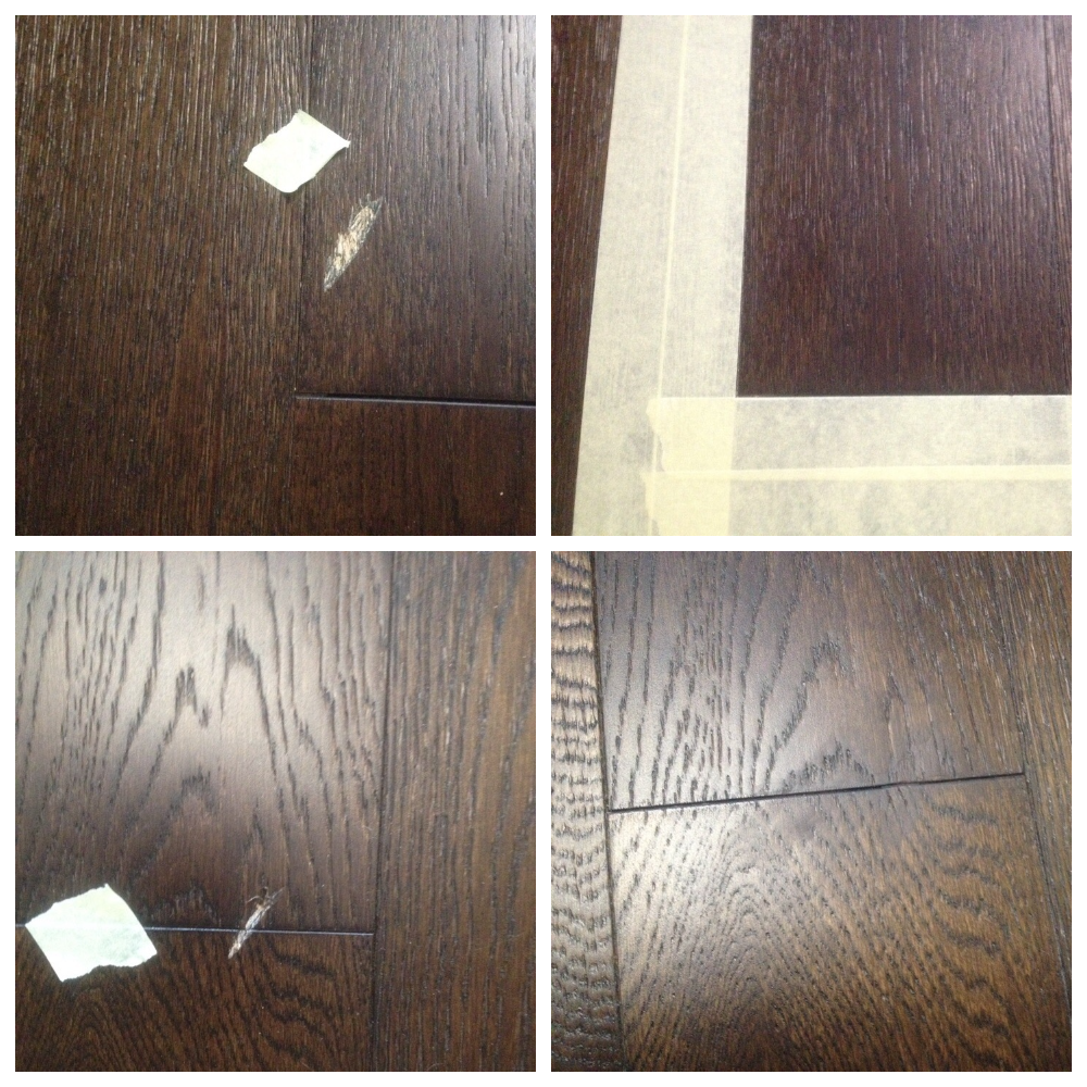 Реставрация удара на паркетной доске