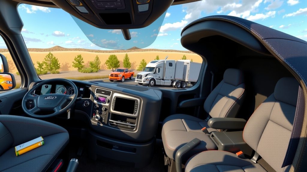   Топ-7 авто для начинающих дальнобойщиков: комфорт в кабине