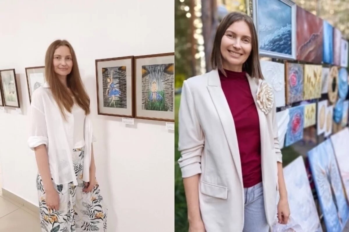    Новосибирская художница с рассеянным склерозом исцеляется через искусство