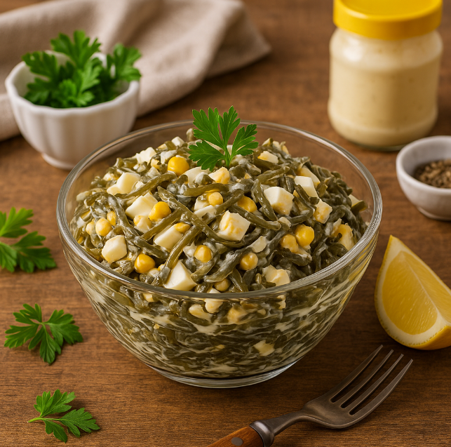 Салат из морской капусты и яиц рецепты от Дарики