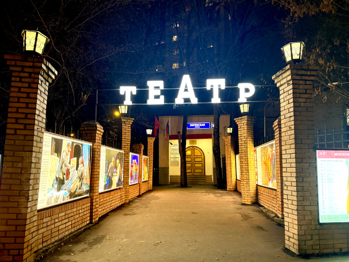 Входная группа в театр.