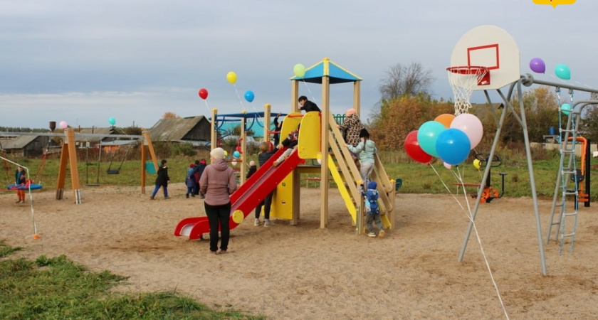    В Богородском округе построили спортивно-игровую площадку