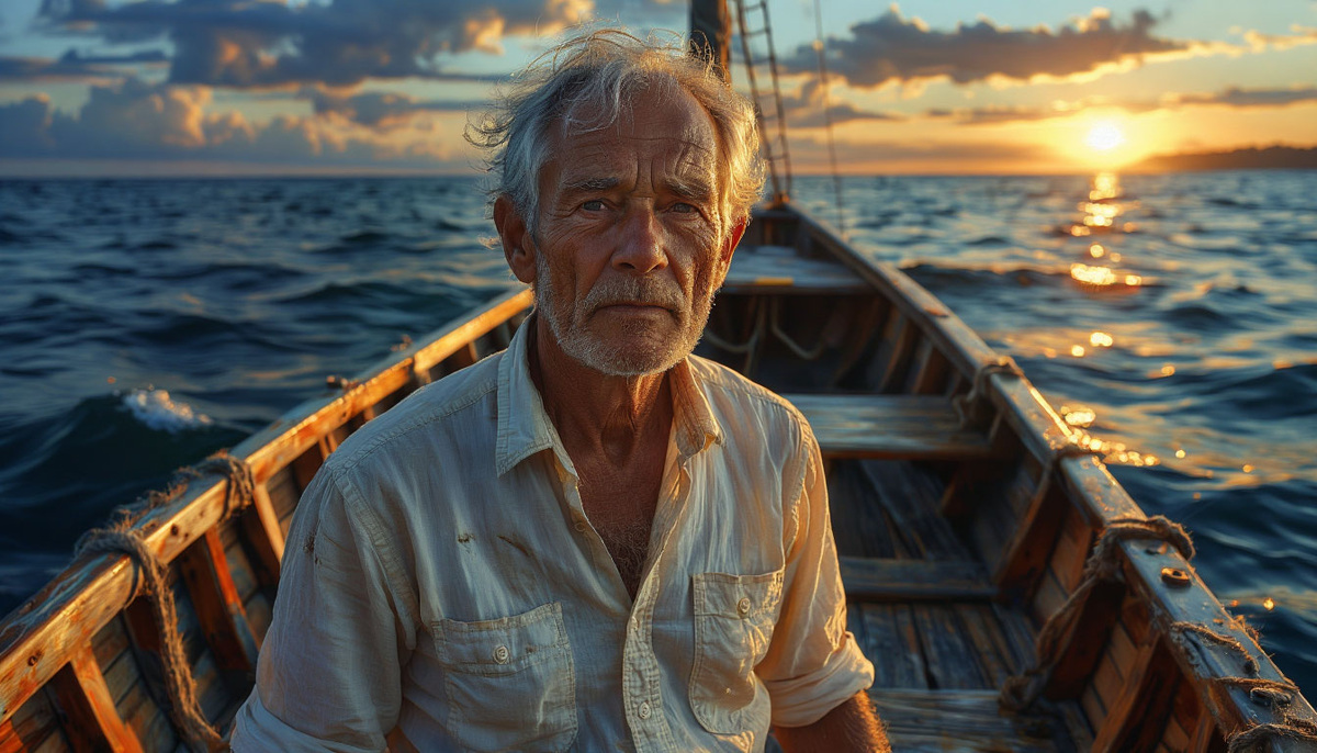 На фото: Отец! Рассказ : «Соль на губах и море в душе» Автор: MR.UNIVERSE!