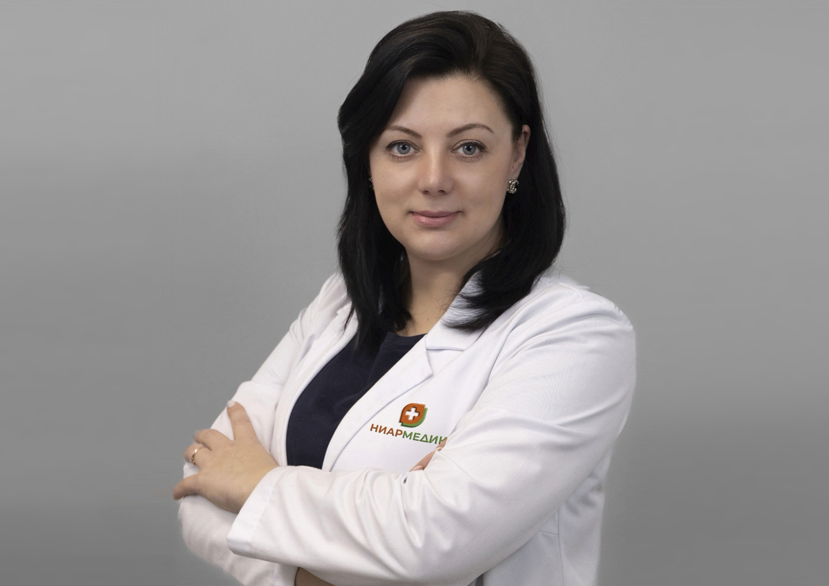 На фото: врач-терапевт, главный врач клиник НИАРМЕДИК Симоновский Вал и НИАРМЕДИК Нагатинская Татьяна Коркина