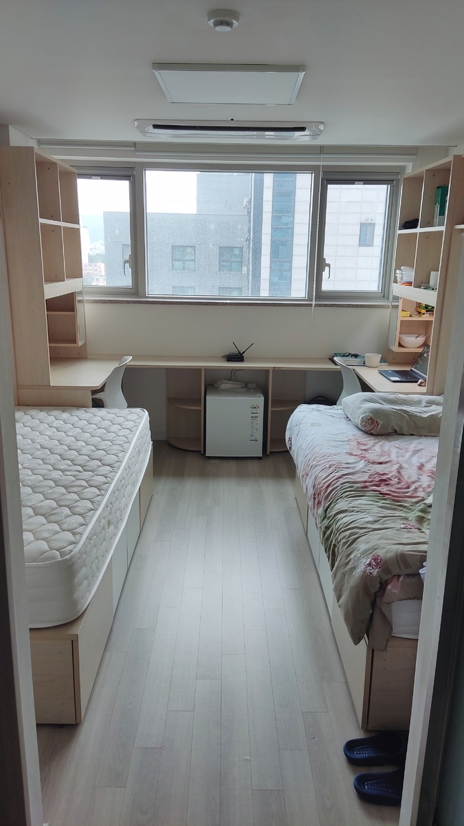 Так выглядела моя комната в общежии при университете