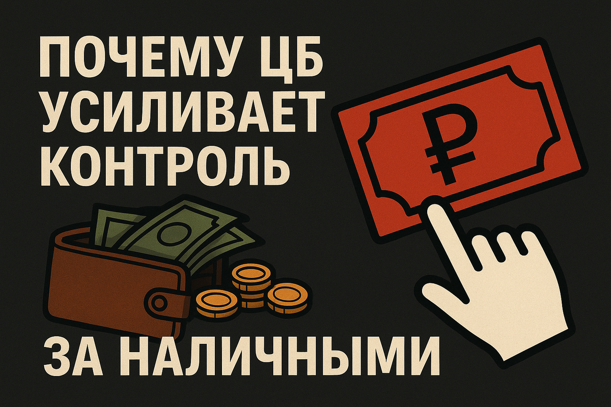 Наличные под прицелом: зачем ЦБ усиливает контроль и как это связано с цифровым рублём?
