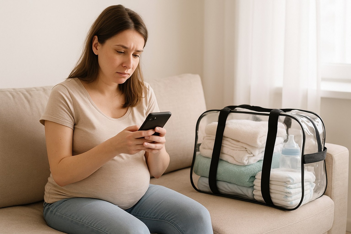 Сумка в роддом, подготовка к родам