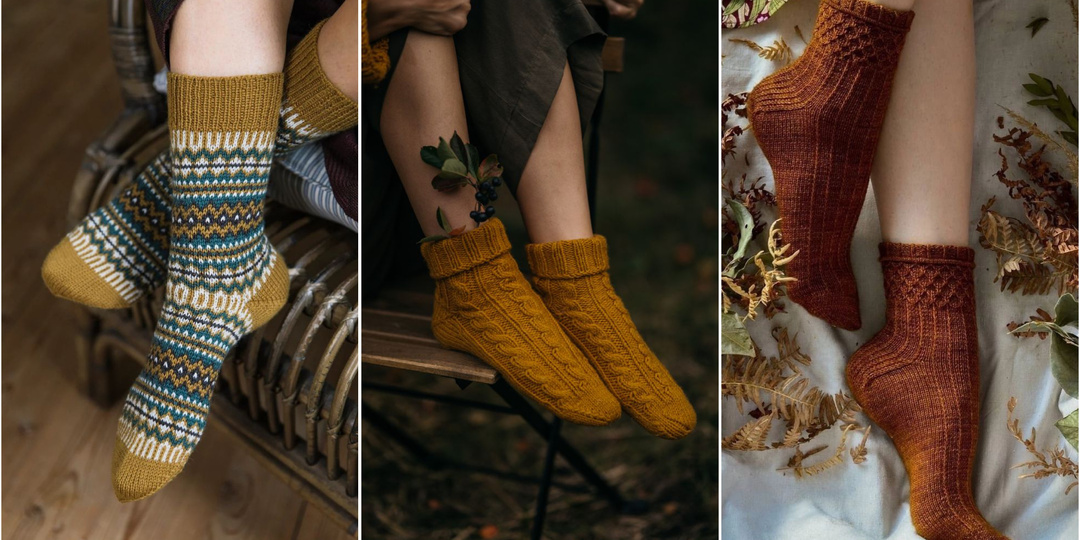 Время вязать теплые носки: подборка из Pinterest