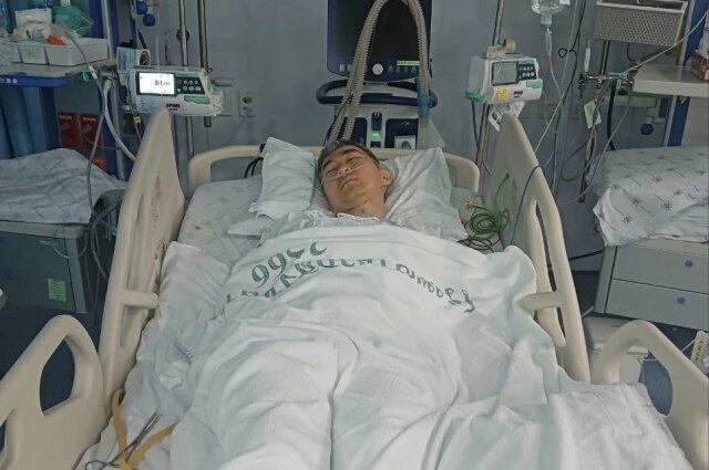    Сейчас Аркадий Пурбуев находится палате интенсивной терапии. Фото: предоставлено bur.aif.ru героем публикации.