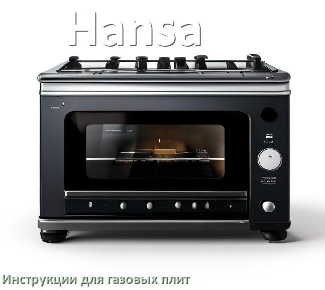 
Газовая плита Hansa инструкция по эксплуатации и применению