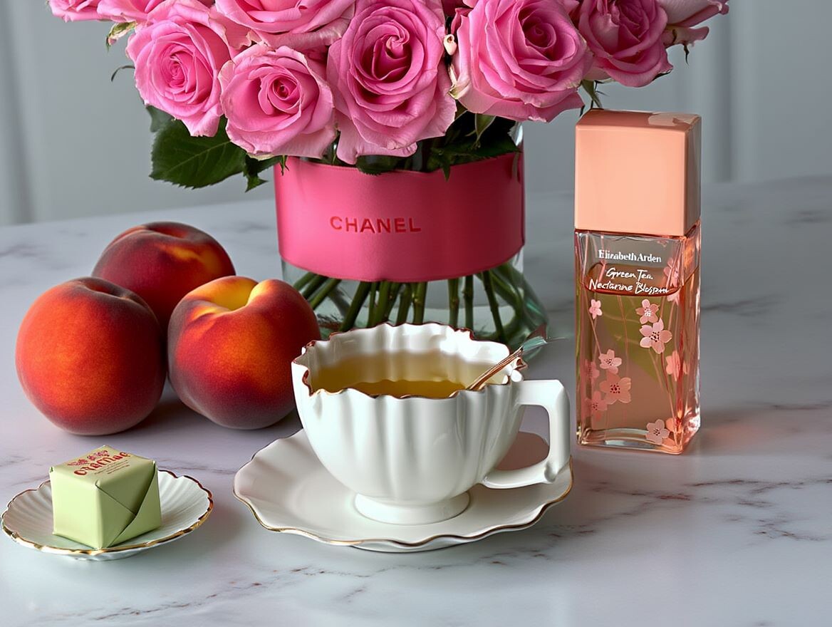 1. Green Tea Nectarine Blossom #ElizabethArden