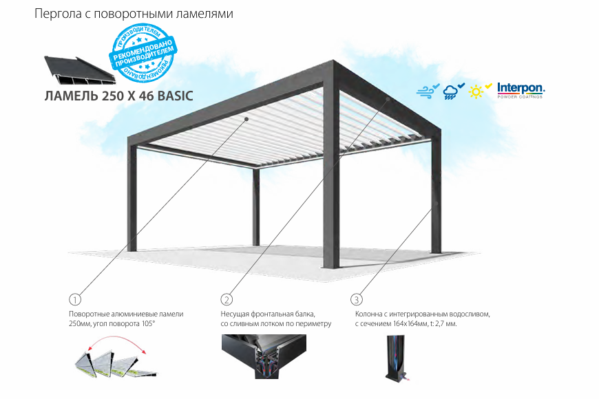 Пергола В500