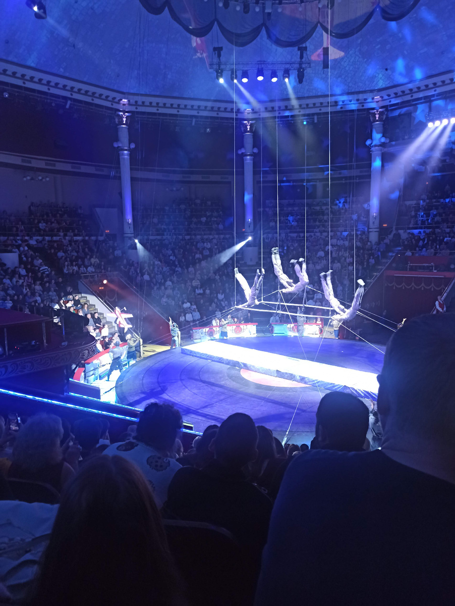 Трюки акробатов