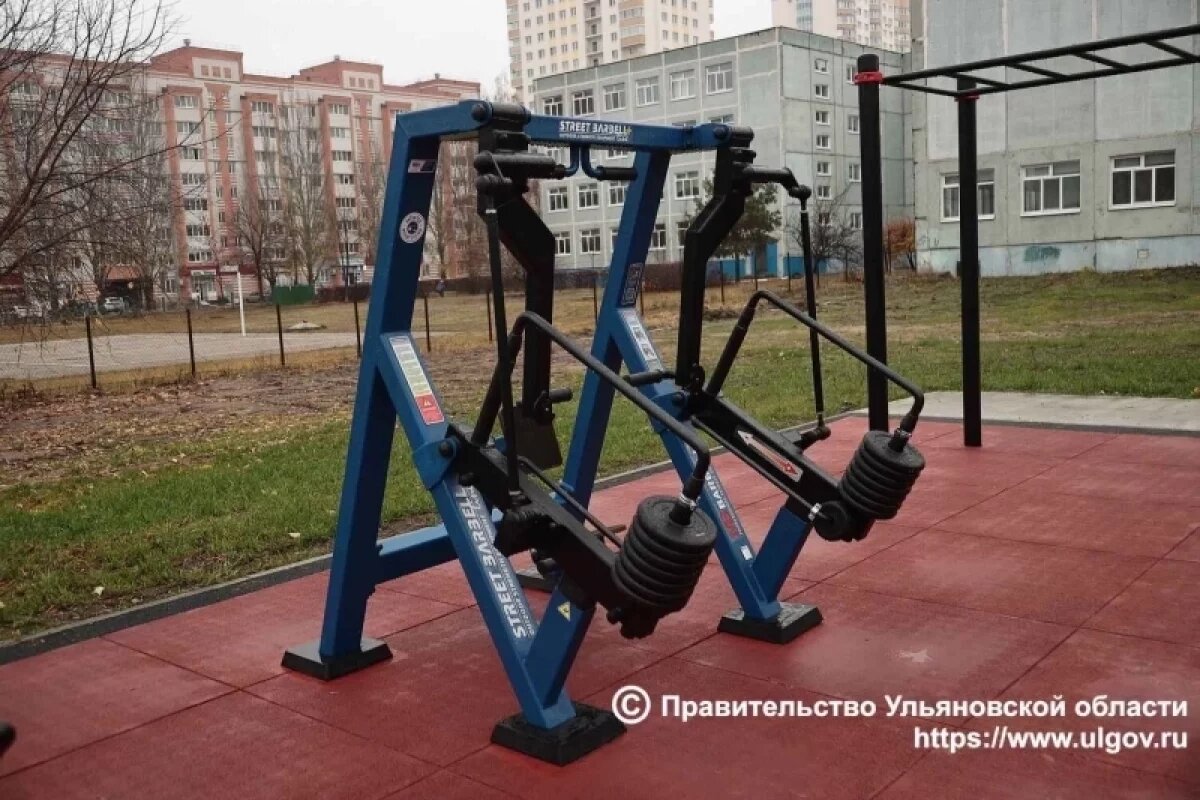    На территории ульяновской гимназии открылась «умная» спортплощадка
