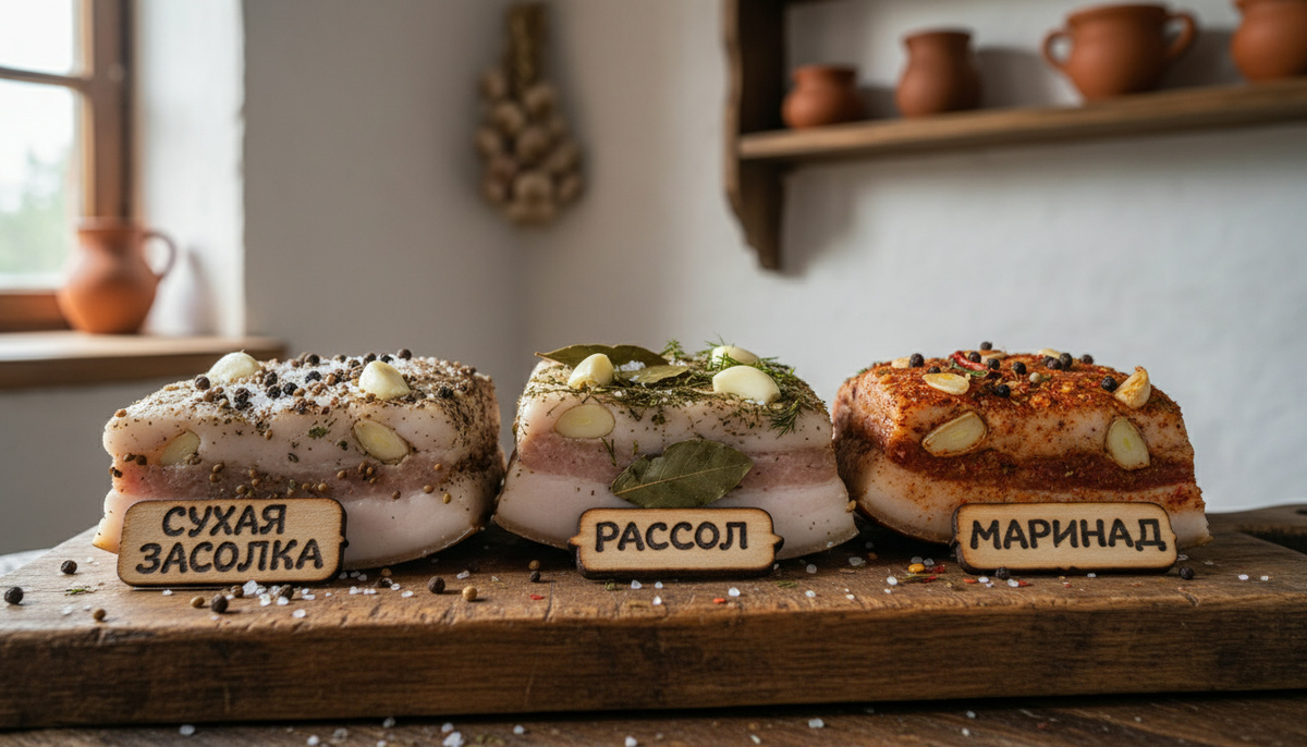    Три куска сала