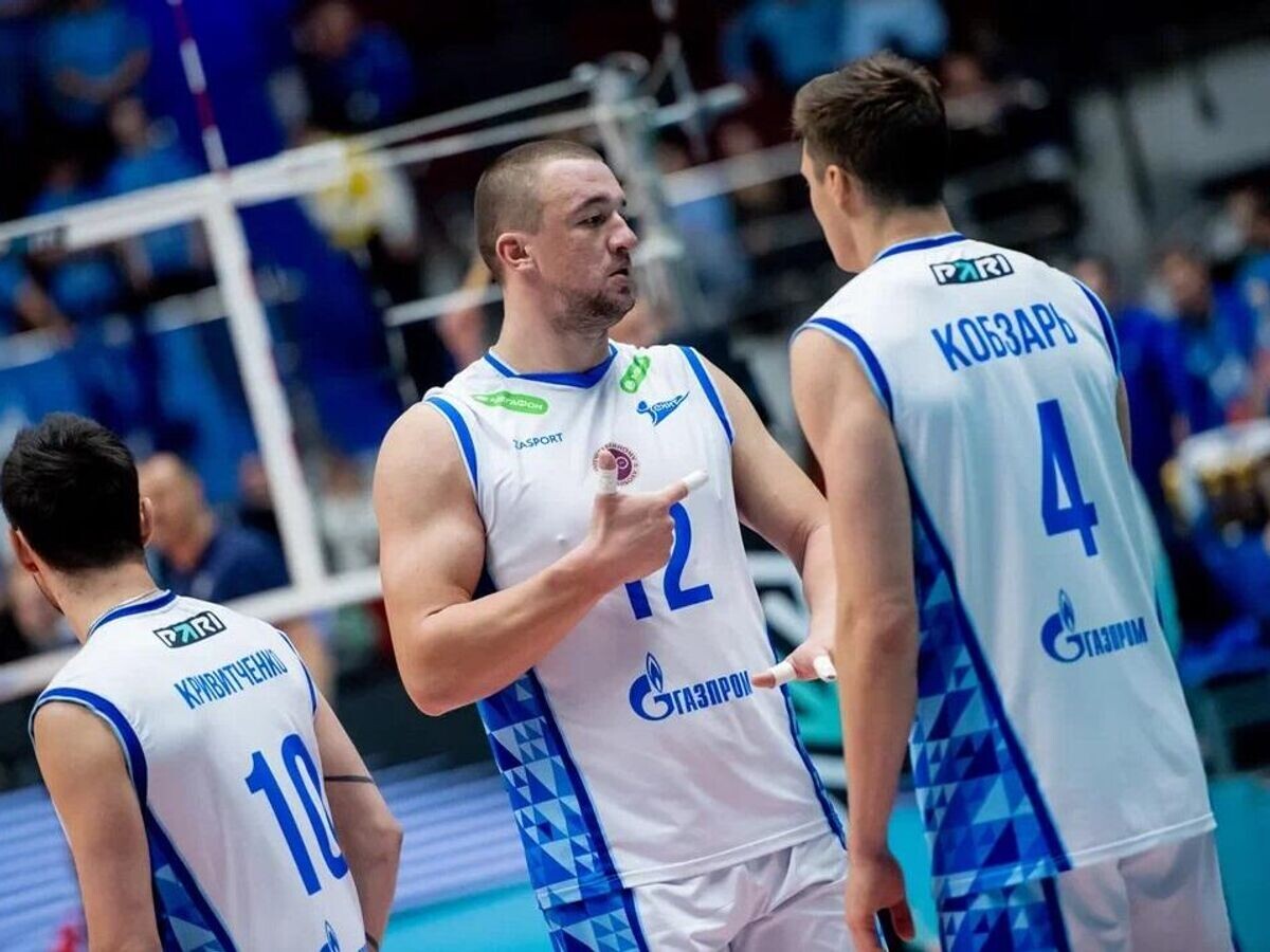    Волейболисты петербургского "Зенита"© Официальный сайт клуба