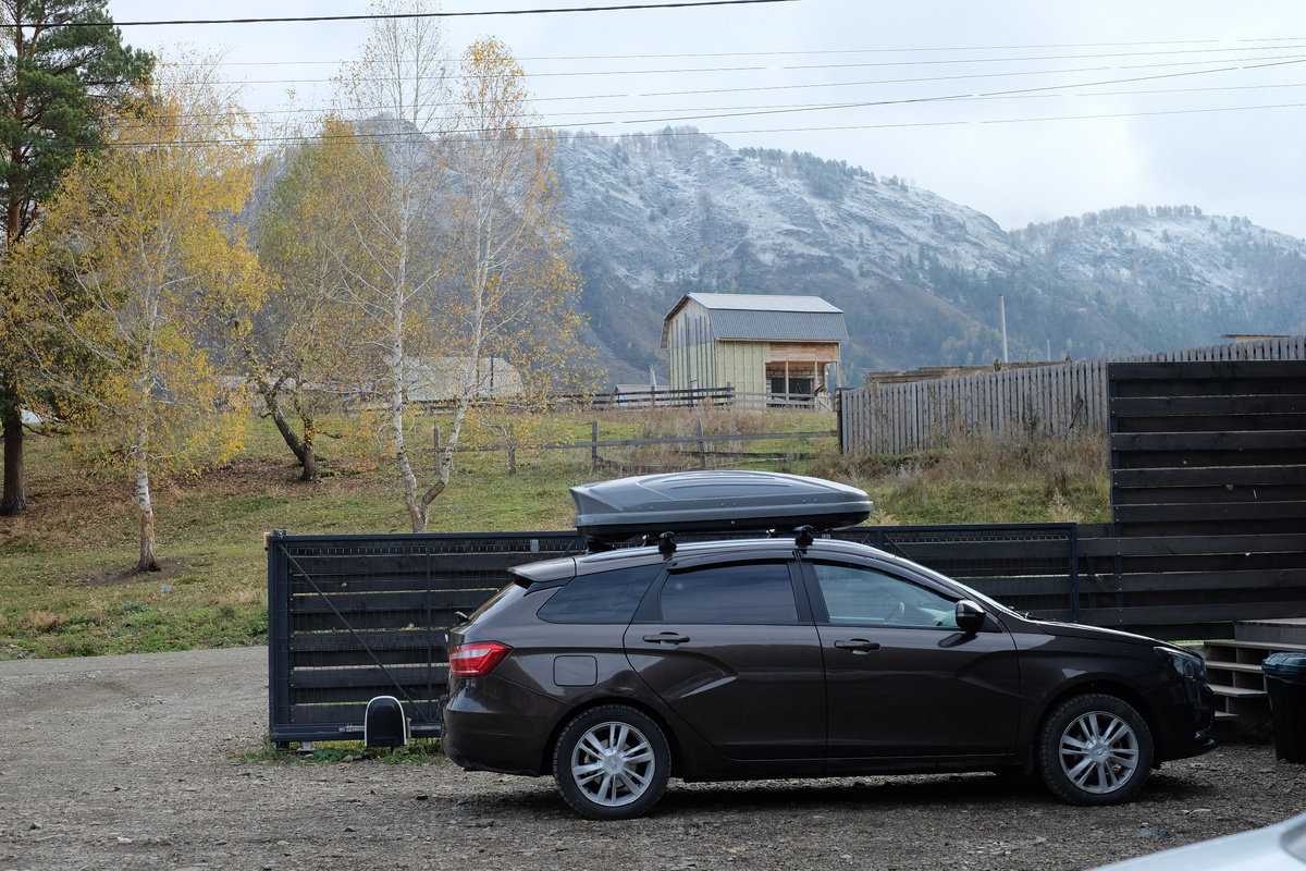 на Ладе на Алтае