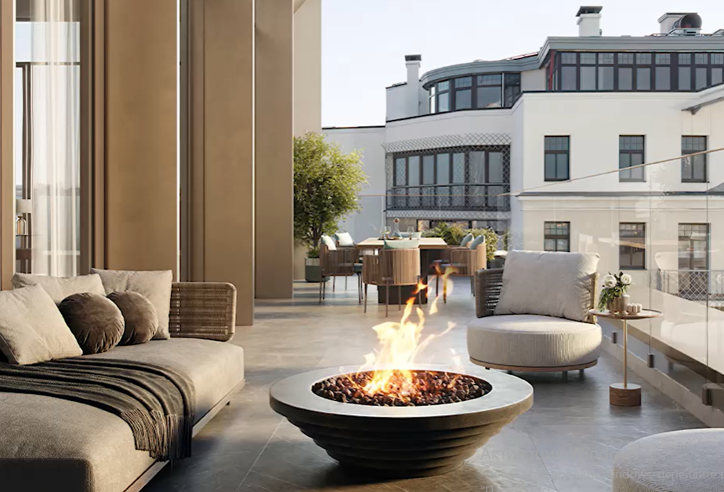 Дом от Армани расположен рядом с Третьяковской галереей в Старомонетном переулке 19/11