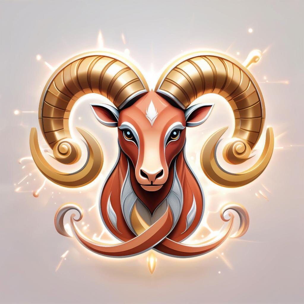 Овен. Иллюстрация сгенерирована нейросетью