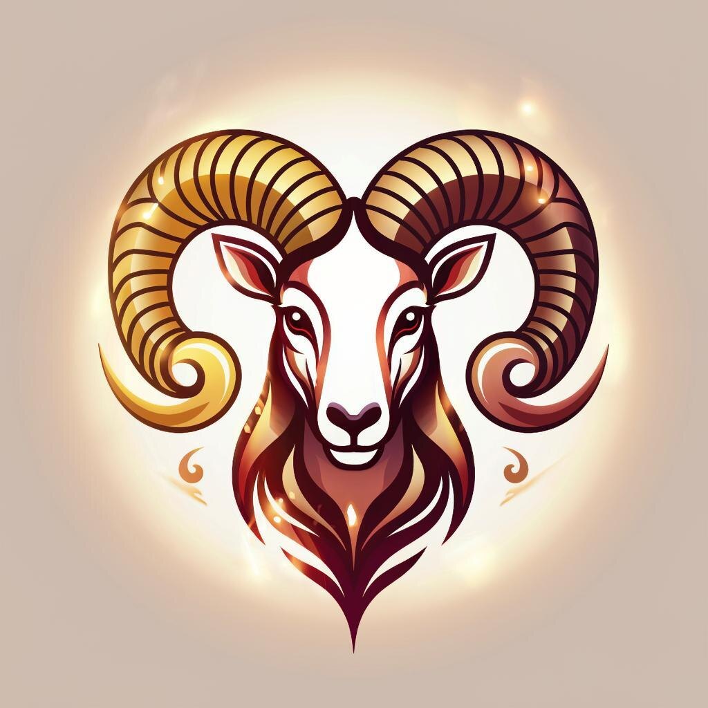 Овен. Иллюстрация сгенерирована нейросетью