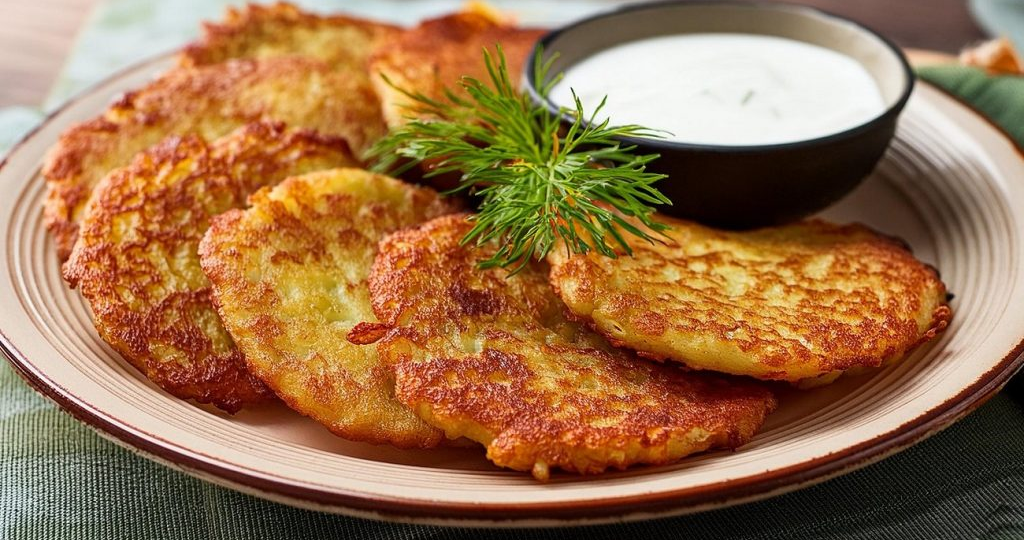 Драники с копченой колбасой — ароматное блюдо с хрустящей корочкой