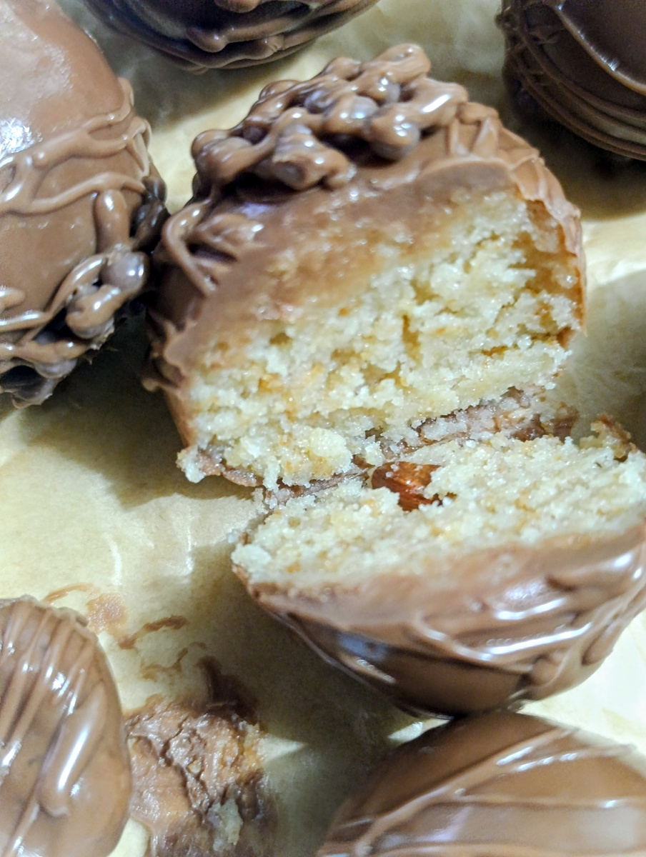 Пирожное картошка в разрезе 