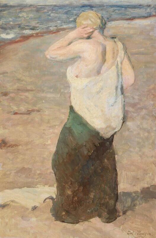 Юлиус Паульсен, "На пляже"