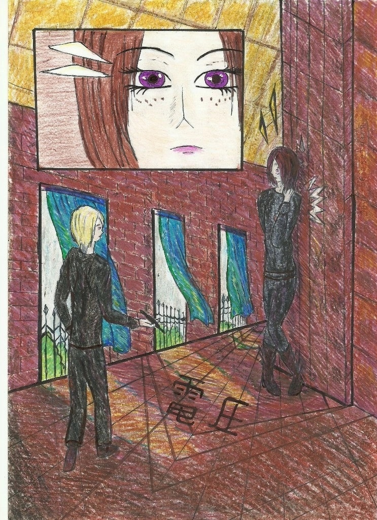 Ориби Каммпирр - Одна жизнь Сарро ла Касса. Книга 1: Dark Эмеде Холл (Современное фэнтези)
Энзели опять идёт приставать к Ориби... Рисунки из 9-й главы романа Ориби Каммпирр Одна жизнь Сарро ла Касса, том 1, Dark Эмеде Холл © Copyright: Ориби Каммпирр