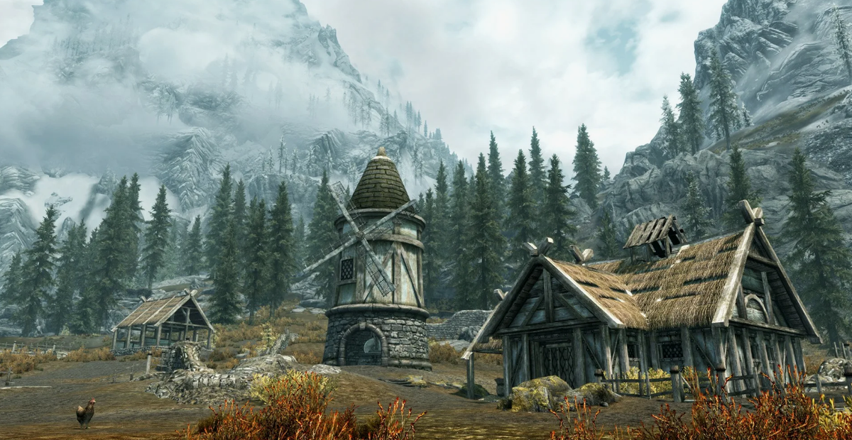 Скриншот из игры The Elder Scrolls V: Skyrim. Источник playground.ru