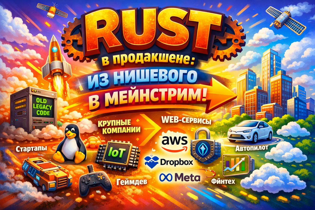 Rust в продакшене: из нишевого в мейнстрим