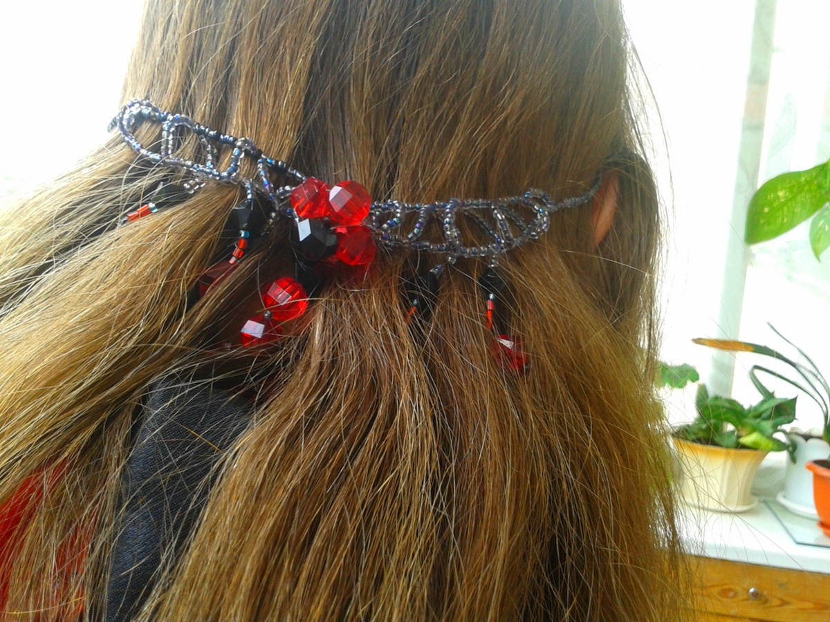 Украшение на волосы в готическом стиле, ручная работа (Ориби Каммпирр) © Copyright: Ориби Каммпирр