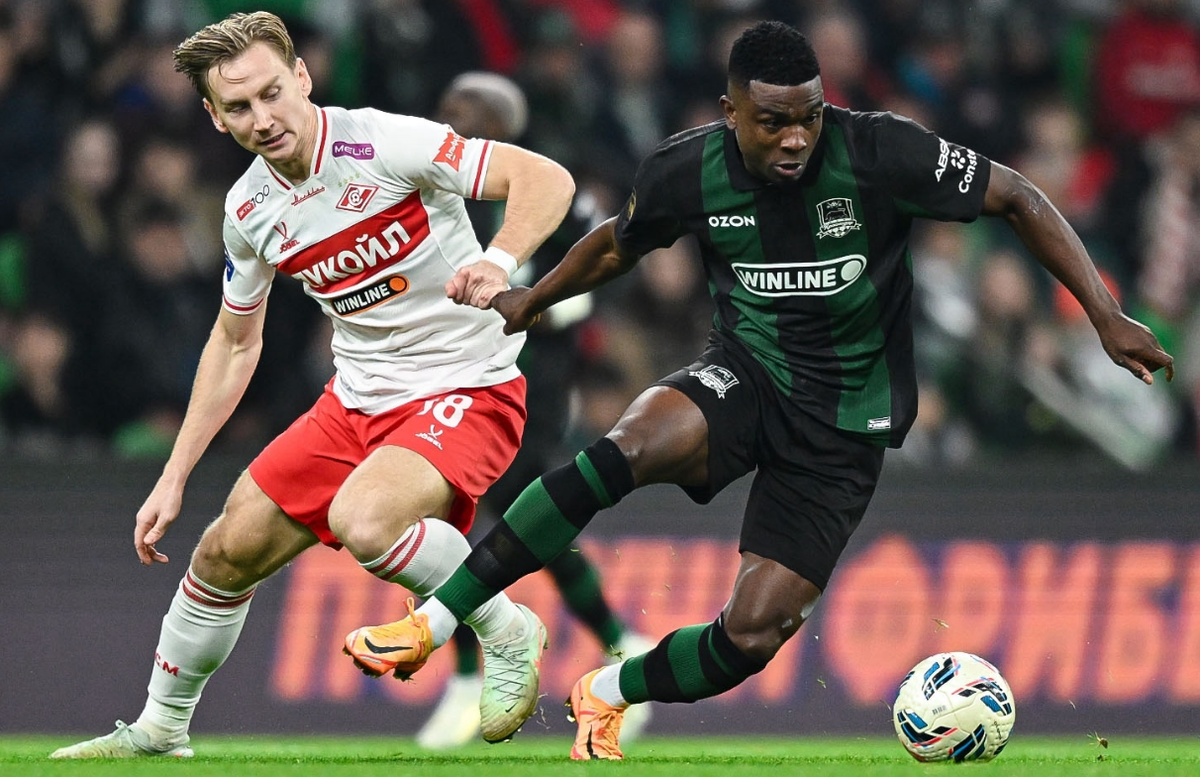 Джон Кордоба забил и удалился в матче со "Спартаком". Фото: соцсети