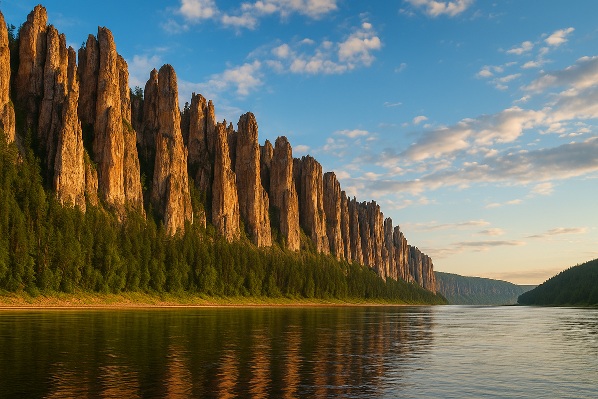Синские столбы — готика, вырезанная холодом