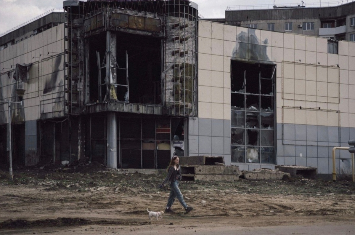 Торговый комплекс в центре Лисичанска. Фото взято из открытых источников. 
