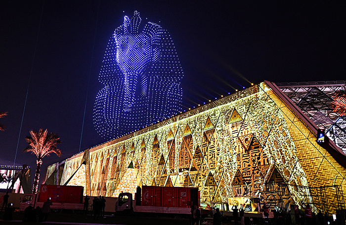    Церемония открытия Большого Египетского музея в Гизе.MOHAMED HOSSAM/EPA/TASS