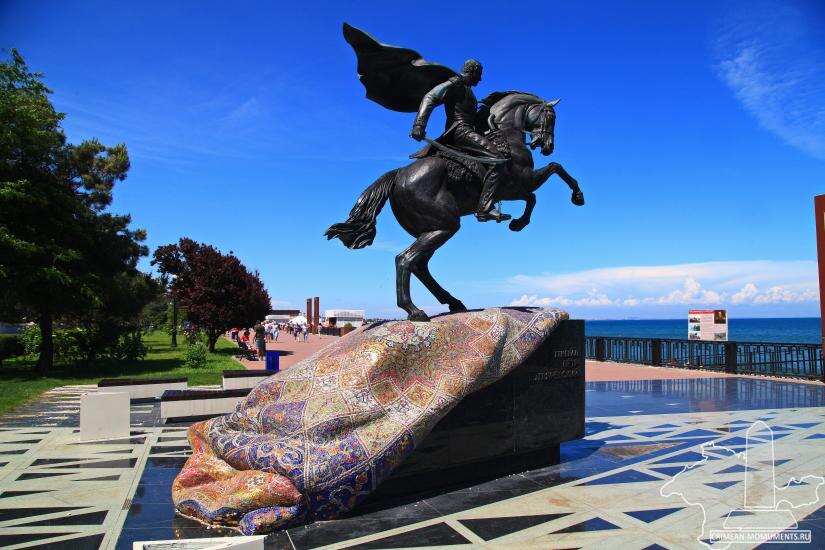 Памятник Петру Котляревскому в Феодосии