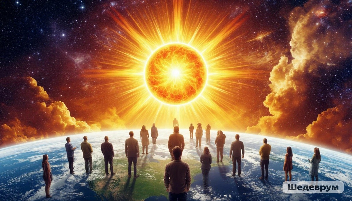 Чем больше людей, тем больше энергии им. Но тем сложнее управлять и поддерживать баланс аккумулятора "Земля". Картинка сгенерирована "Шедеврум"