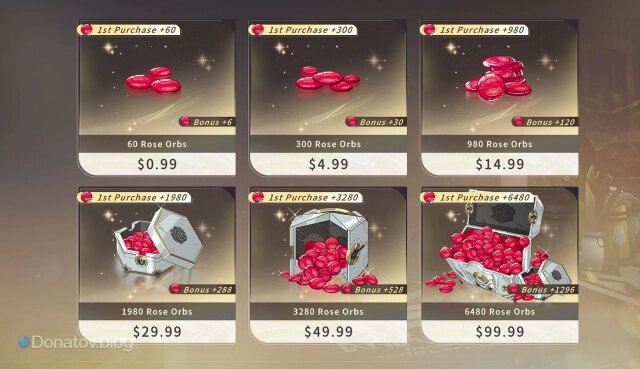    Донат в магазине Blue Protocol: Star Resonance