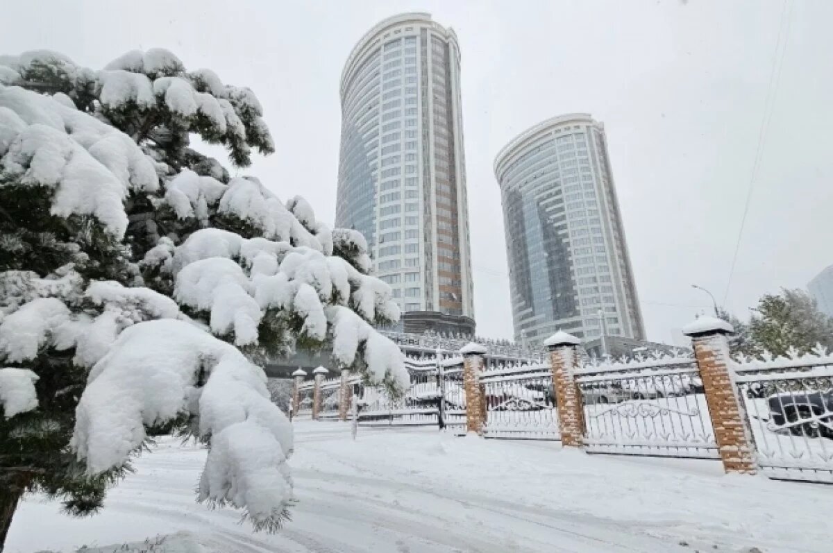    Новосибирск ожидают рекордные снегопады в начале ноября