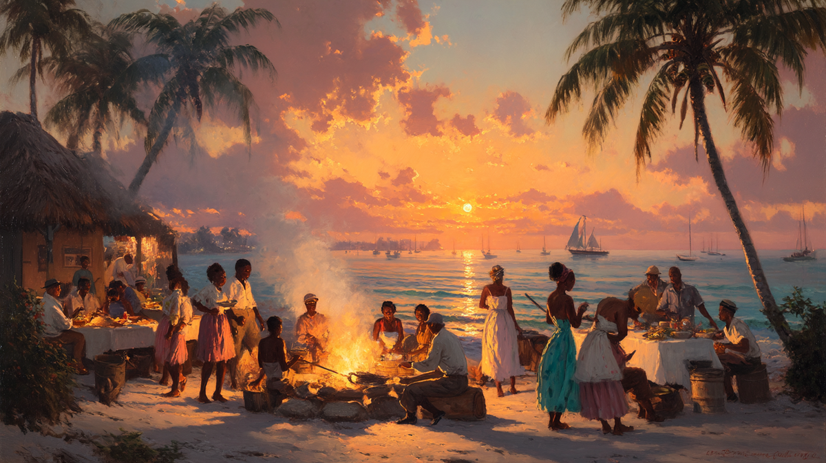 Вкус утра на берегу Багам