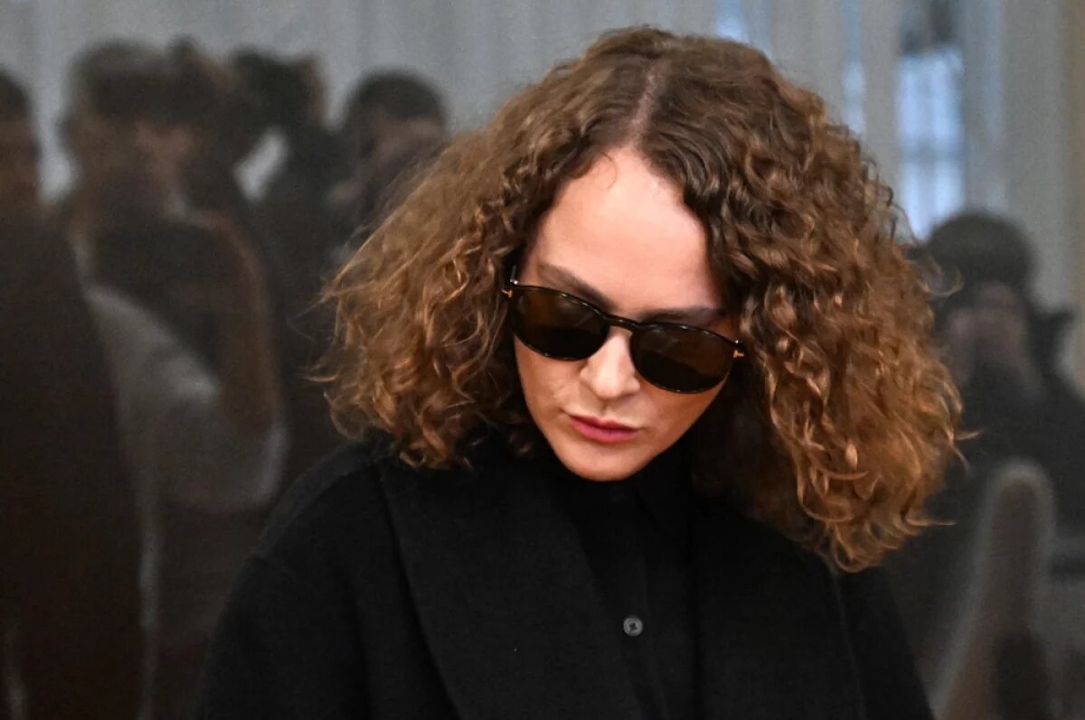    Актриса Аглая Тарасова на заседании Домодедовского суда Московской области